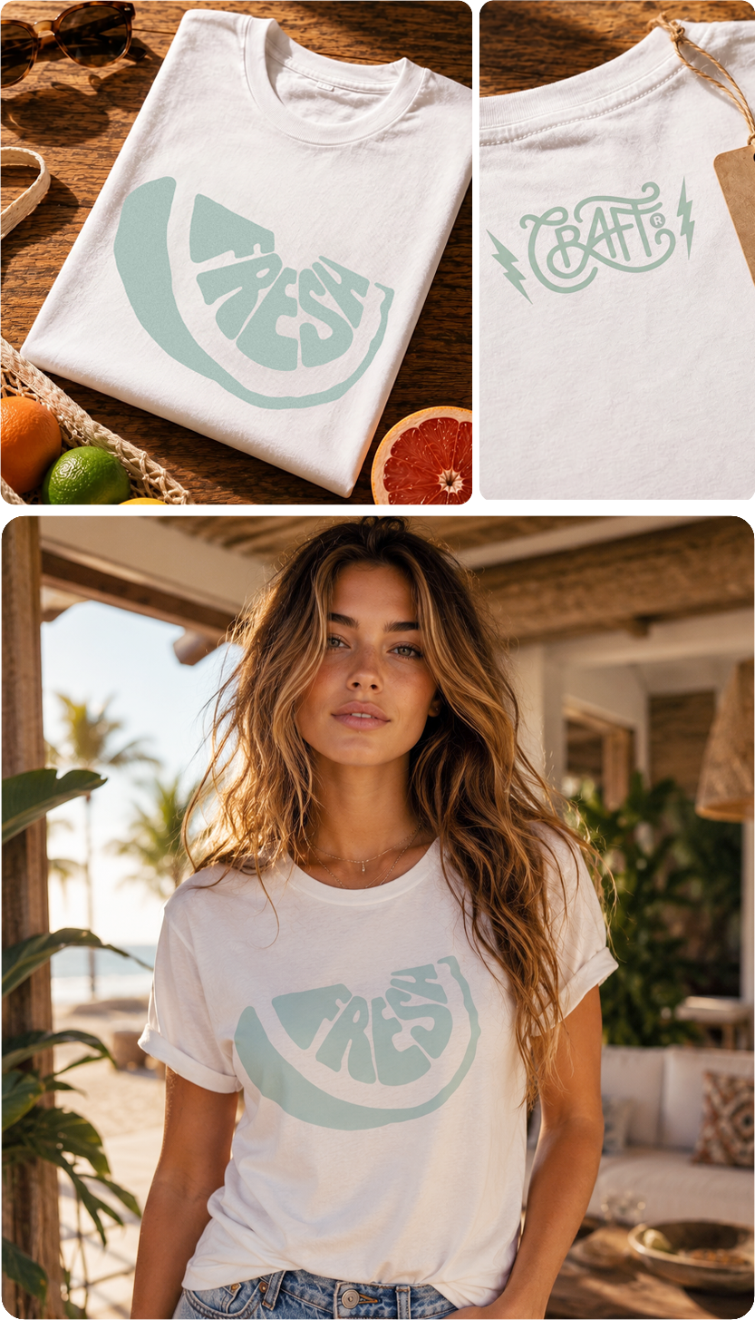 FRESH SLICE white